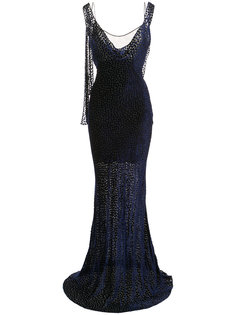 бархатное вечернее платье Dvf Diane Von Furstenberg