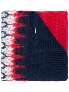 трикотажный шарф с вышивкой Moncler