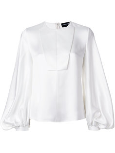 блузка с длинными пышными рукавами Giorgio Armani