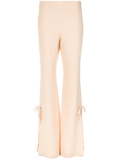 side lace up flared trousers Nk