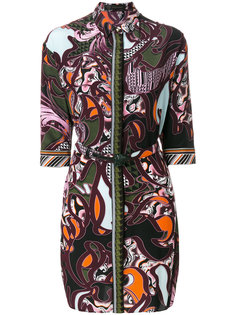 платье-рубашка с принтом Baroccoflage Versace