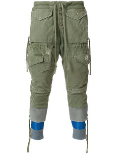 брюки-карго с многослойным дизайном Moncler X Greg Lauren