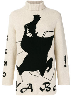 свитер с рисунком Yohji Yamamoto