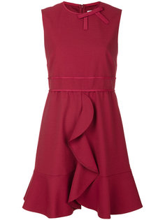 платье с отделкой оборкой Red Valentino