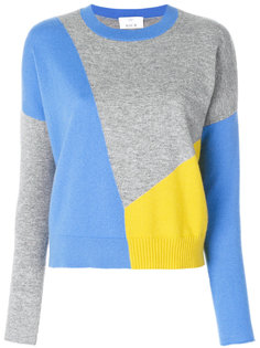 свитер дизайна "колор-блок" Allude