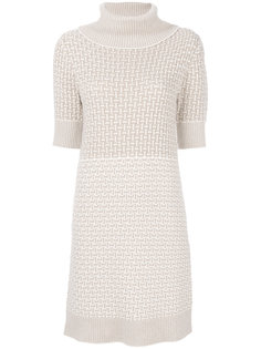 платье с высоким воротником Blumarine
