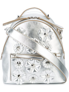 сумка на плечо с цветочной вышивкой Fendi