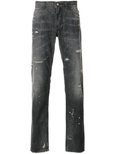 джинсы с протертыми деталями Dolce &amp; Gabbana
