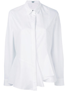 асимметричная рубашка со складками   Kenzo