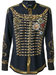рубашка в стиле милитари Dolce &amp; Gabbana