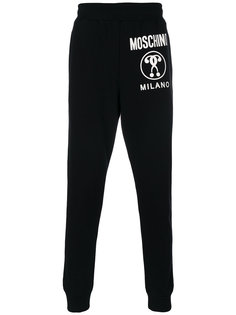 спортивные брюки с логотипом Moschino