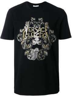 футболка с принтом логотипа Versace Collection