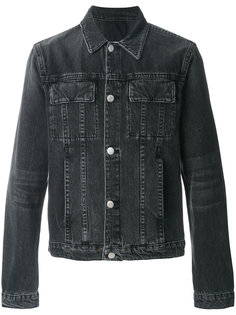 джинсовая куртка с накладными карманами Helmut Lang