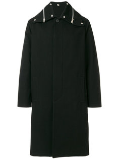 пальто с молнией на воротнике Givenchy