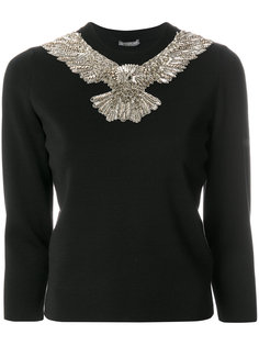 декорированный топ Alexander McQueen