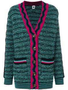 свободный кардиган с узором интарсия  M Missoni