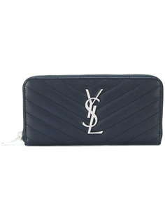 кошелек на молнии Monogram Saint Laurent
