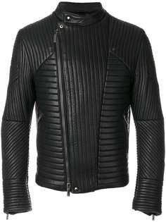 стеганая байкерская куртка Emporio Armani