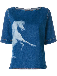 джинсовый топ Running Horse Stella McCartney