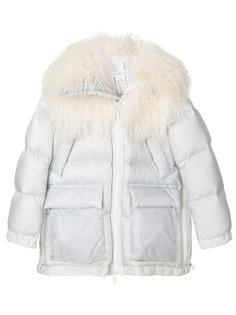 куртка с отделкой на капюшоне  Sacai