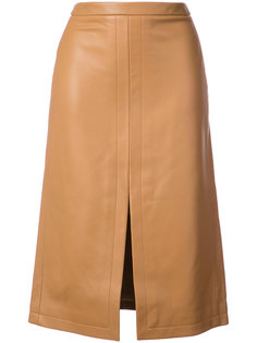 Pencil Skirt With Front Slit Derek Lam