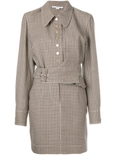 асимметричное платье с ремнем Stella McCartney