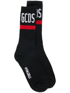 носки с вышитым логотипом Gcds