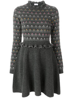короткое вязаное платье Red Valentino