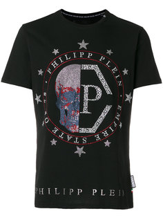 футболка с логотипом из заклепок Philipp Plein