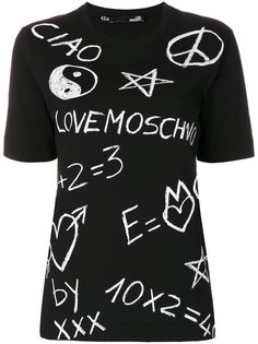 футболка с принтом  Love Moschino