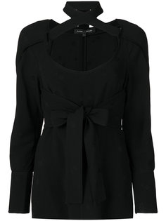 топ-шифт с вырезом-халтер Proenza Schouler