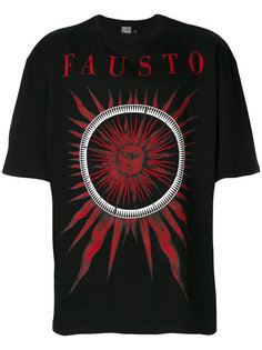 футболка с принтом логотипа Fausto Puglisi