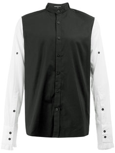двухцветная рубашка Ann Demeulemeester