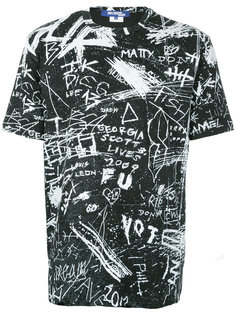 футболка с принтом-граффити Junya Watanabe Comme Des Garçons Man