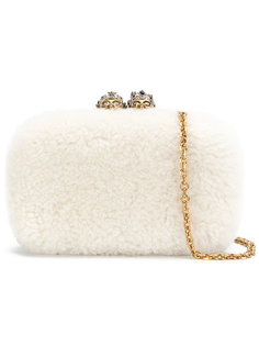 клатч черепами с виде короля и королевы Alexander McQueen