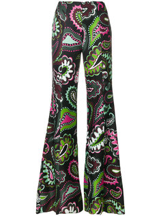 расклешенные брюки с принтом Emilio Pucci
