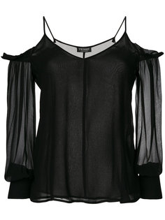 блузка-шифт с открытыми плечами Twin-Set