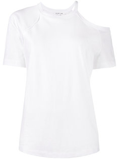 футболка с открытым плечом  Helmut Lang