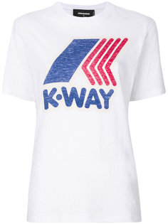 футболка с принтом KWay Dsquared2