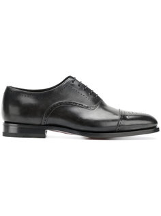 туфли на шнуровке Santoni