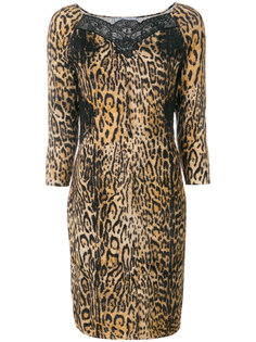 платье с леопардовым узором Blumarine