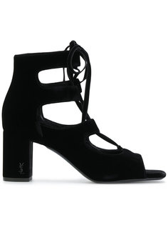 босоножки на шнуровке LouLou 70 Saint Laurent