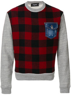 толстовка в клетку Dsquared2