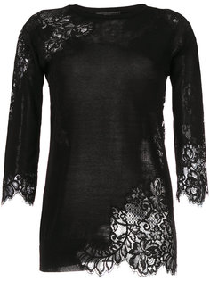 lace effect sweater Ermanno Scervino