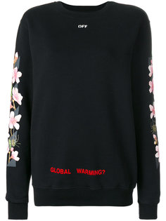 толстовка с цветущей вишней Off-White