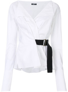 блузка с поясом  Jil Sander Navy