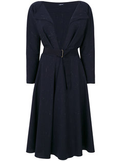 платье с V-образным вырезом  Jil Sander Navy