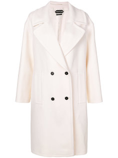 классическое двубортное пальто Tom Ford