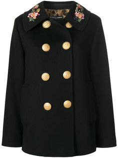 двубортное пальто милитари  Dolce &amp; Gabbana