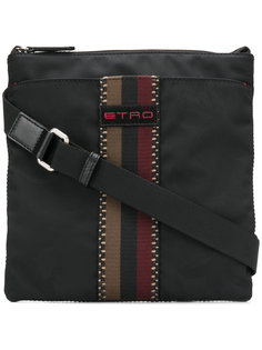 полосатая сумка-почтальонка Etro